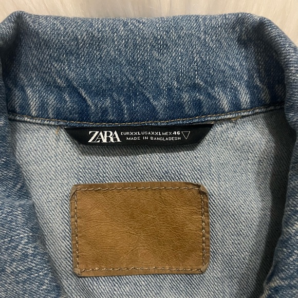 Zara Classic Blue Denim Jacket - Picture 2 of 7